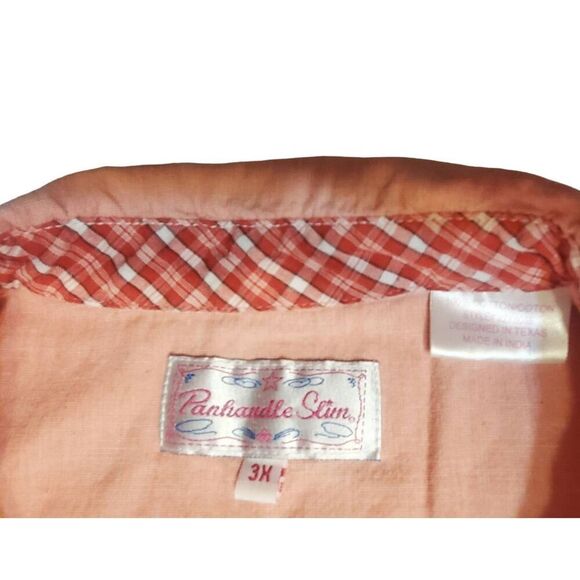 Panhandle Slim Embroidered Lightweight Western Shirt Size 3X - Picture 4 of 5